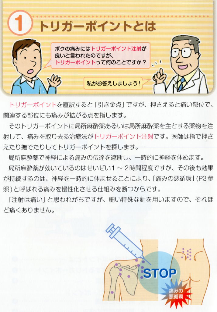 ポイント 翌日 トリガー 注射 ［トリガーポイント注射］なら自分でほぐせないこりがほぐせて、難治の痛みやしびれも軽快する｜カラダネ